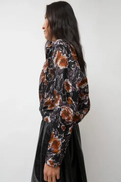 No.6 Store Lana Top in Gold Roses