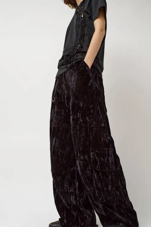 No.6 Store Lawn Cargo Pant in Black