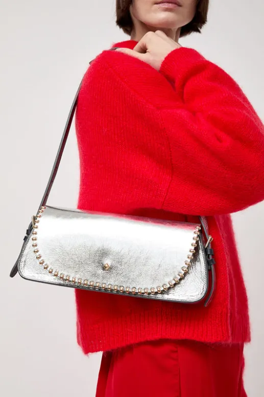 No.6 Store Le Toutoune Rock Laminato Bag in Laminato Argent
