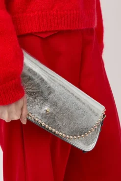 No.6 Store Le Toutoune Rock Laminato Bag in Laminato Argent