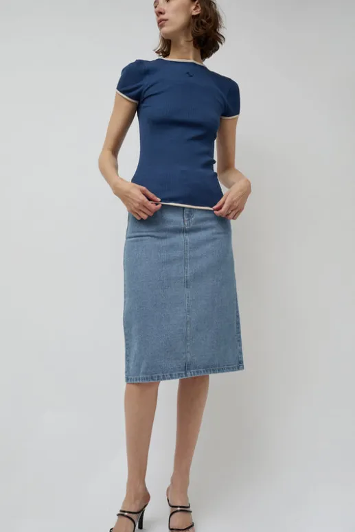 No.6 Store Lily Skirt in Blue