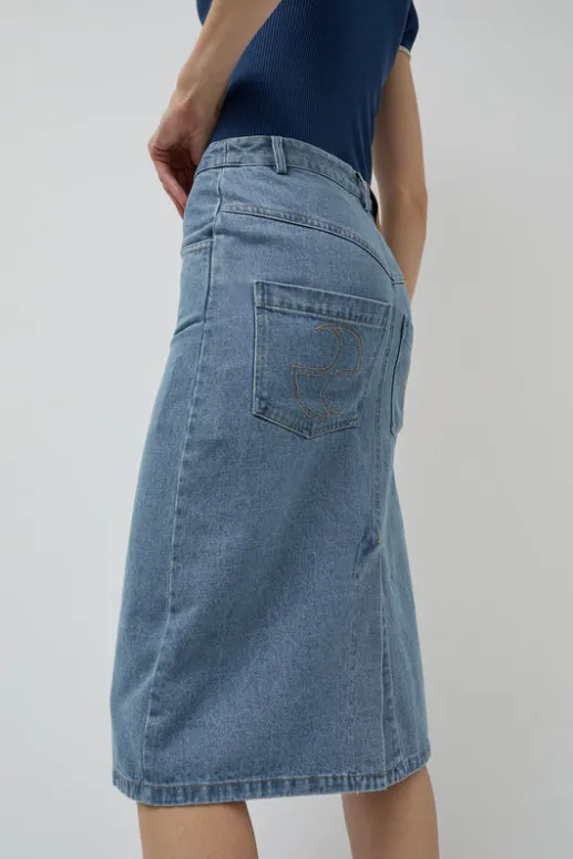 No.6 Store Lily Skirt in Blue