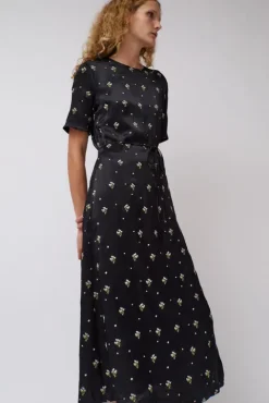 No.6 Store Lola Dress in Black Embroidered