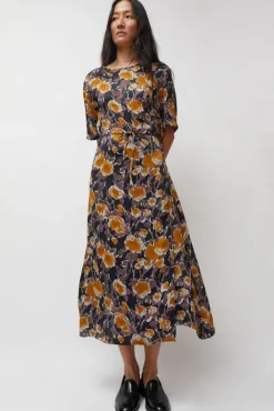 No.6 Store Lola Dress in Gold Roses