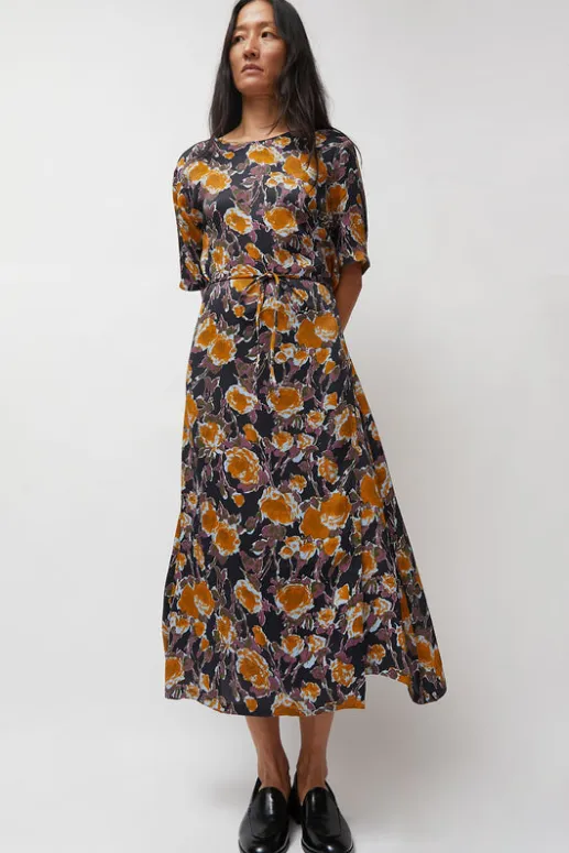 No.6 Store Lola Dress in Gold Roses