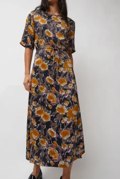 No.6 Store Lola Dress in Gold Roses