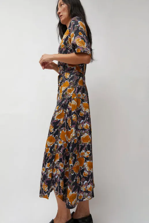 No.6 Store Lola Dress in Gold Roses
