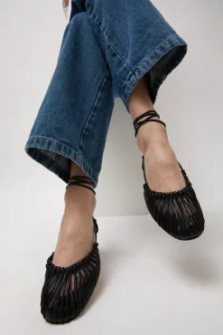 No.6 Store Mantera Sandal in Black