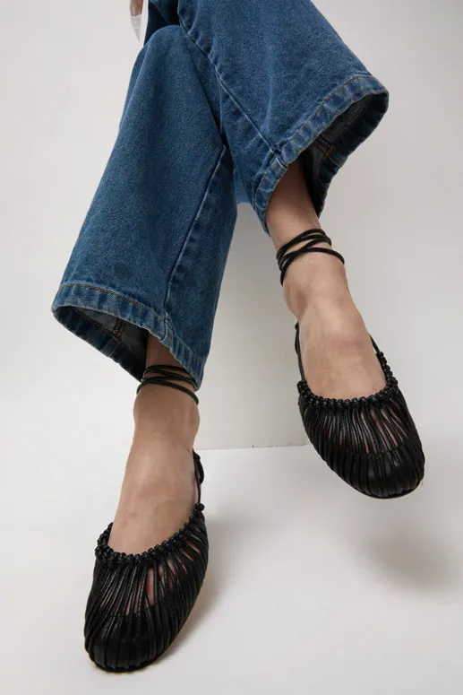 No.6 Store Mantera Sandal in Black