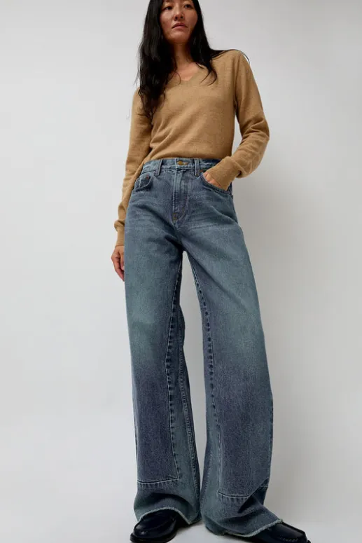 No.6 Store Marcel Culotte in Liesl Blue