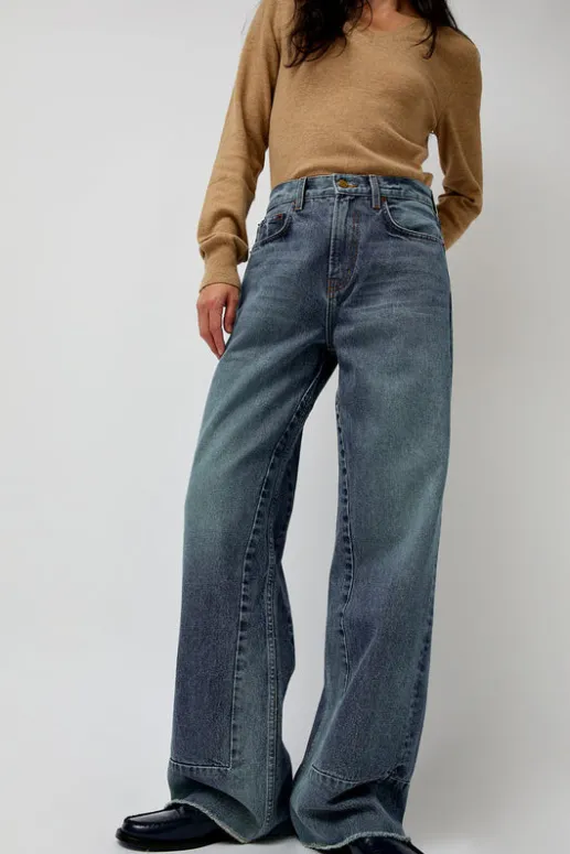 No.6 Store Marcel Culotte in Liesl Blue