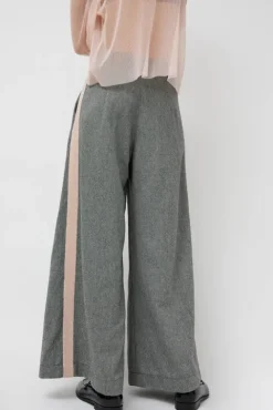 No.6 Store Margot Trouser in Grey and Pale
