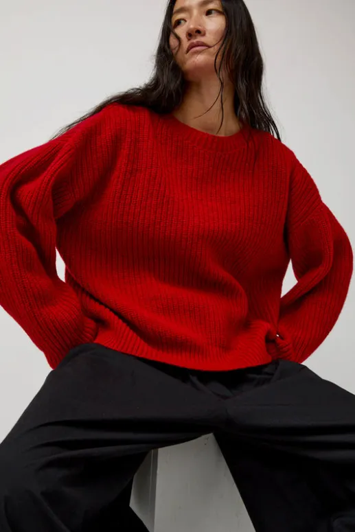 No.6 Store Mea Pullover in Red