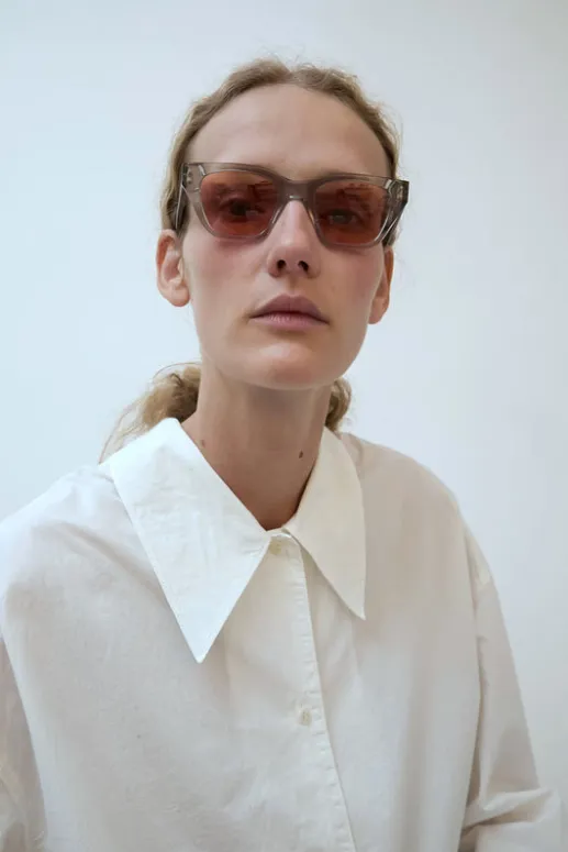 No.6 Store Memphis Sunglasses in Grey and Orange