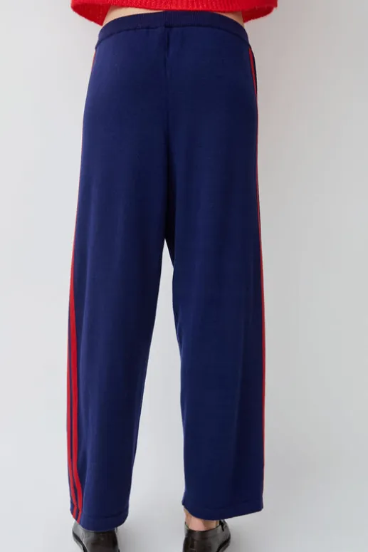 No.6 Store Merino Wool Pants in Midnight Blue
