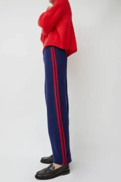 No.6 Store Merino Wool Pants in Midnight Blue