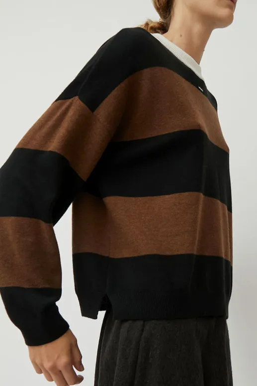 No.6 Store Merino Wool Sweater in Stripe