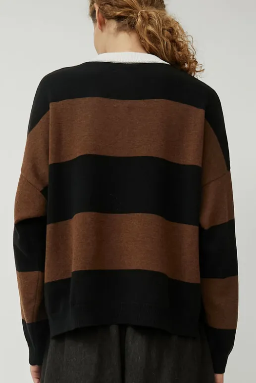 No.6 Store Merino Wool Sweater in Stripe