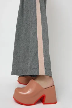 No.6 Store Mia Mule in Brown and Red