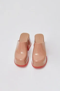 No.6 Store Mia Mule in Brown and Red