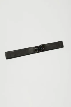 No.6 Store Micro Crystals Belt in Black
