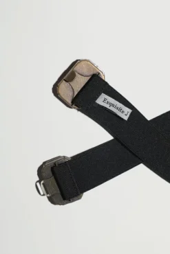 No.6 Store Micro Crystals Belt in Camel