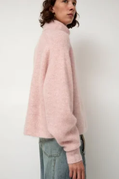 No.6 Store Mohair High Neck in Blush