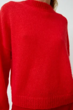 No.6 Store Mohair Sweater in Red