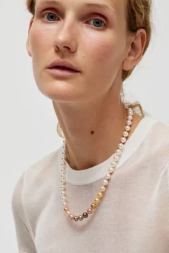 No.6 Store Multi-Colored Pearl Necklace in Multi