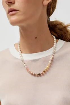 No.6 Store Multi-Colored Pearl Necklace in Multi