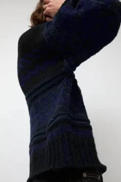 No.6 Store Nadia Sweater in Black and Blue