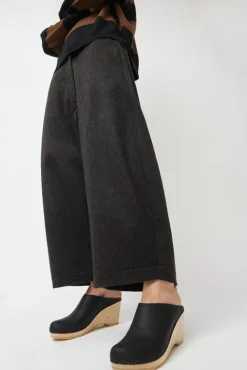No.6 Store New School Clog on Wedge in Black