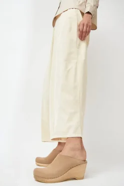 No.6 Store New School Clog on Wedge in Bone
