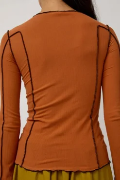 No.6 Store Omato Long Sleeve in Dre Orange