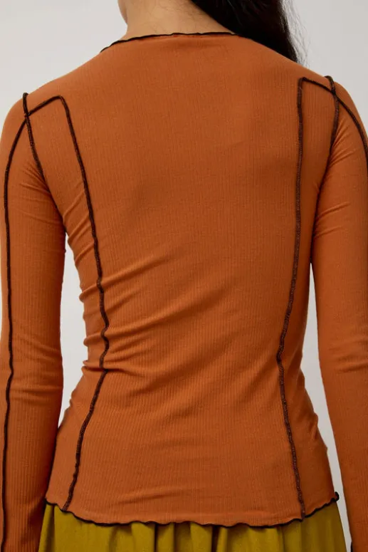 No.6 Store Omato Long Sleeve in Dre Orange