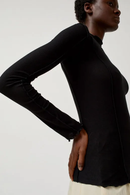 No.6 Store Omato Long Sleeve Top in Black