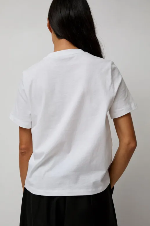 No.6 Store Organic Cotton Classic Tee in White