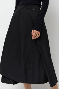 No.6 Store Origami Skirt in Black