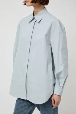 No.6 Store Oversized Shirt in Blue