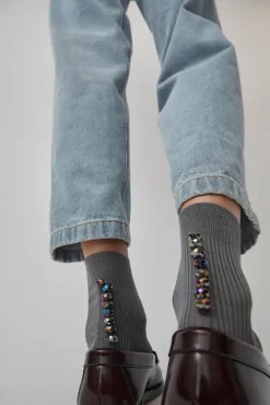 No.6 Store Oysters Socks in Argento