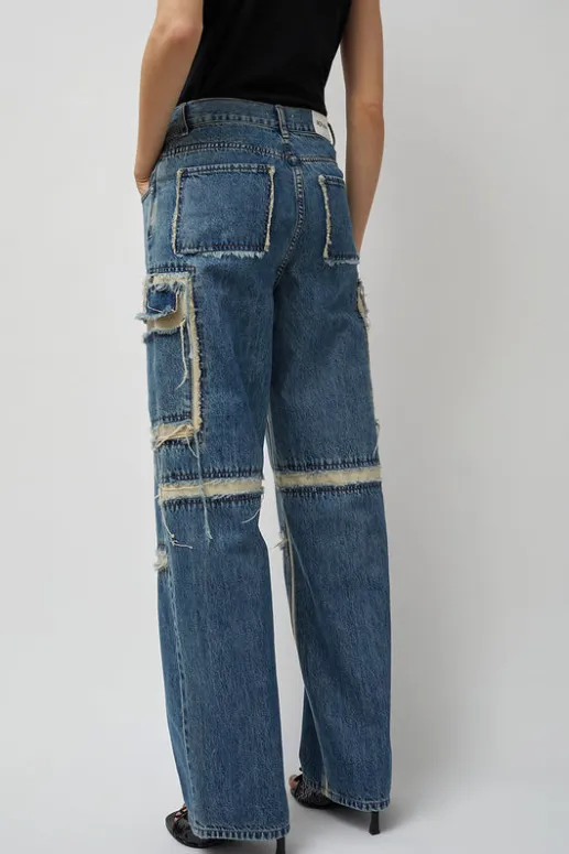 No.6 Store Palma 2 in 1 Jeans in Blue
