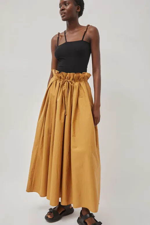 No.6 Store Parachute Skirt in Camel