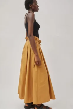 No.6 Store Parachute Skirt in Camel