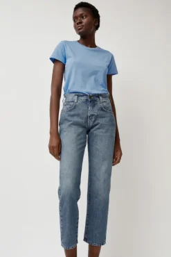 No.6 Store Paris 5-Pocket Jean in Americana Blue