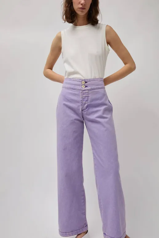 No.6 Store Picnic Pant in Lilac