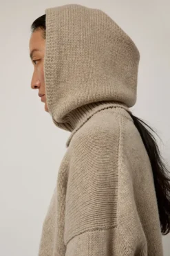 No.6 Store Plain Hood in Beige