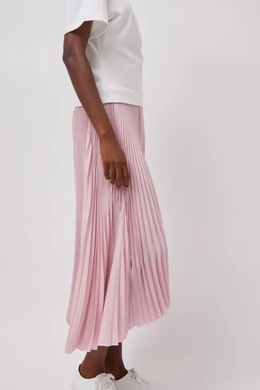 No.6 Store Pleated Asymmetric Skirt in Pink