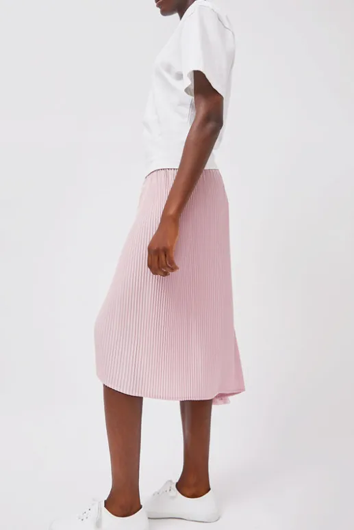 No.6 Store Pleated Asymmetric Skirt in Pink