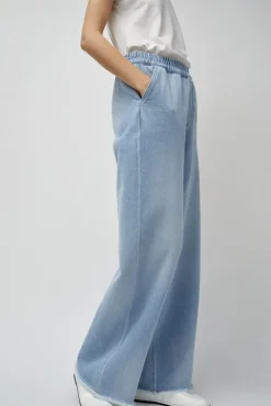No.6 Store Polly Elastic Waist Jean in Light Blue