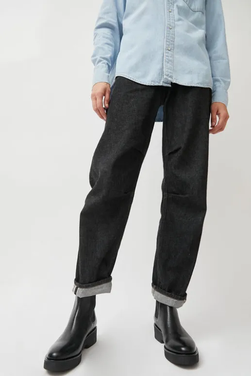 No.6 Store Pull on Crepe Sole Boot in Nero